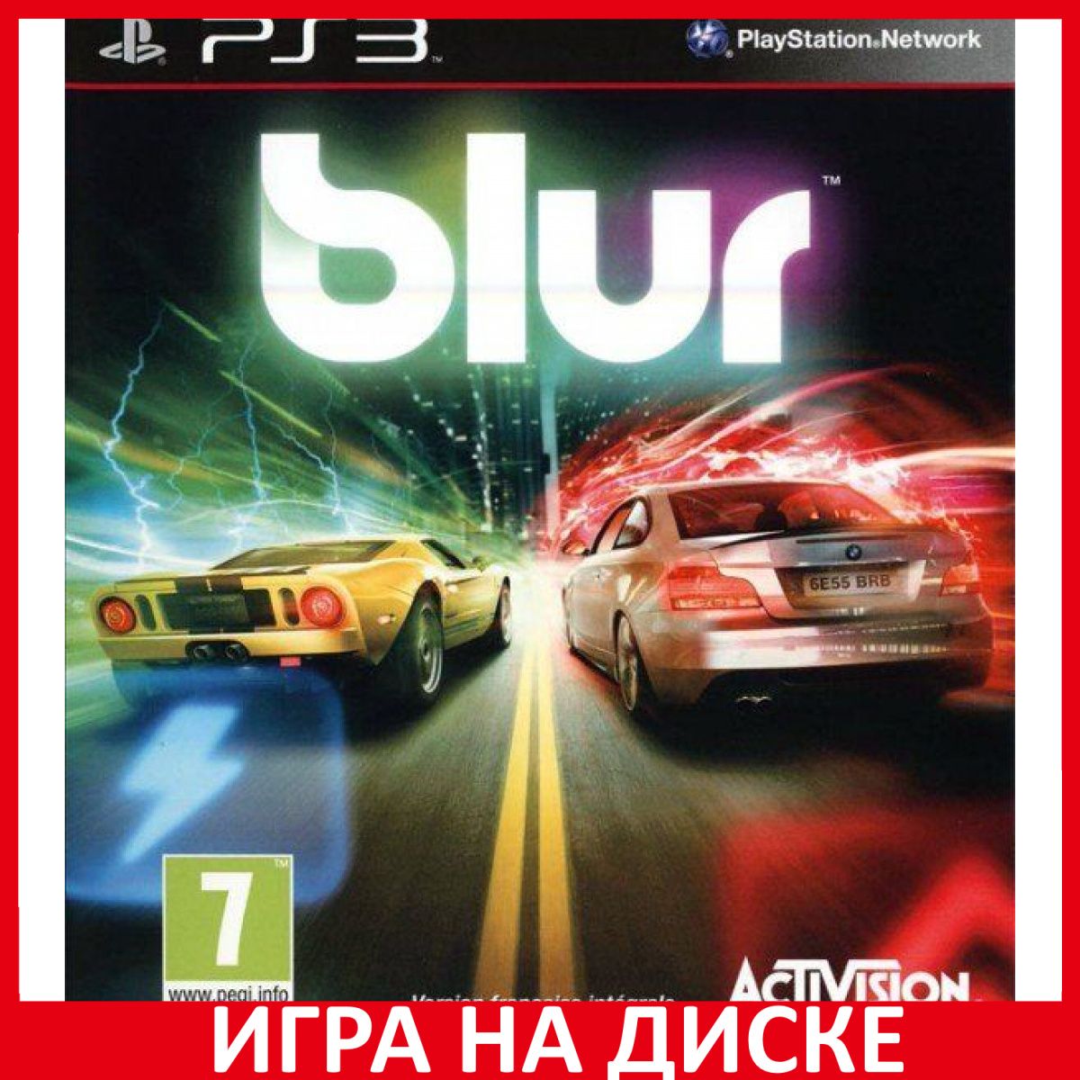 Игра Blur (PlayStation 3, Английская версия)