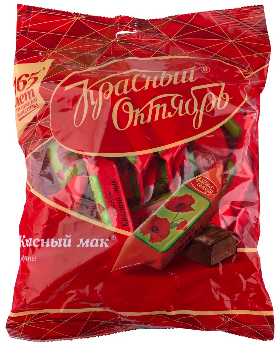 Красный мак конфеты