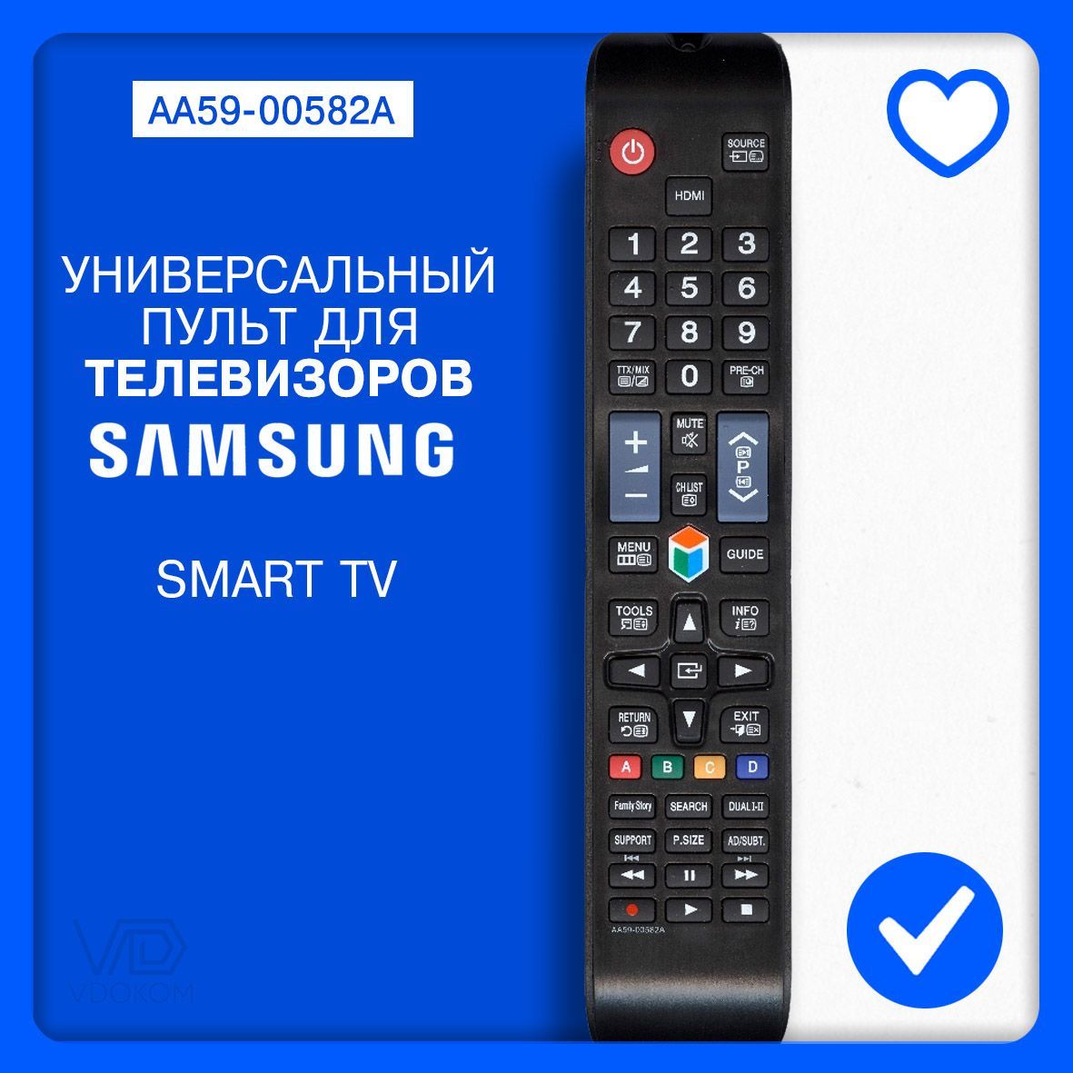 ПультHuayuAA59-00582AдлятелевизораSamsung