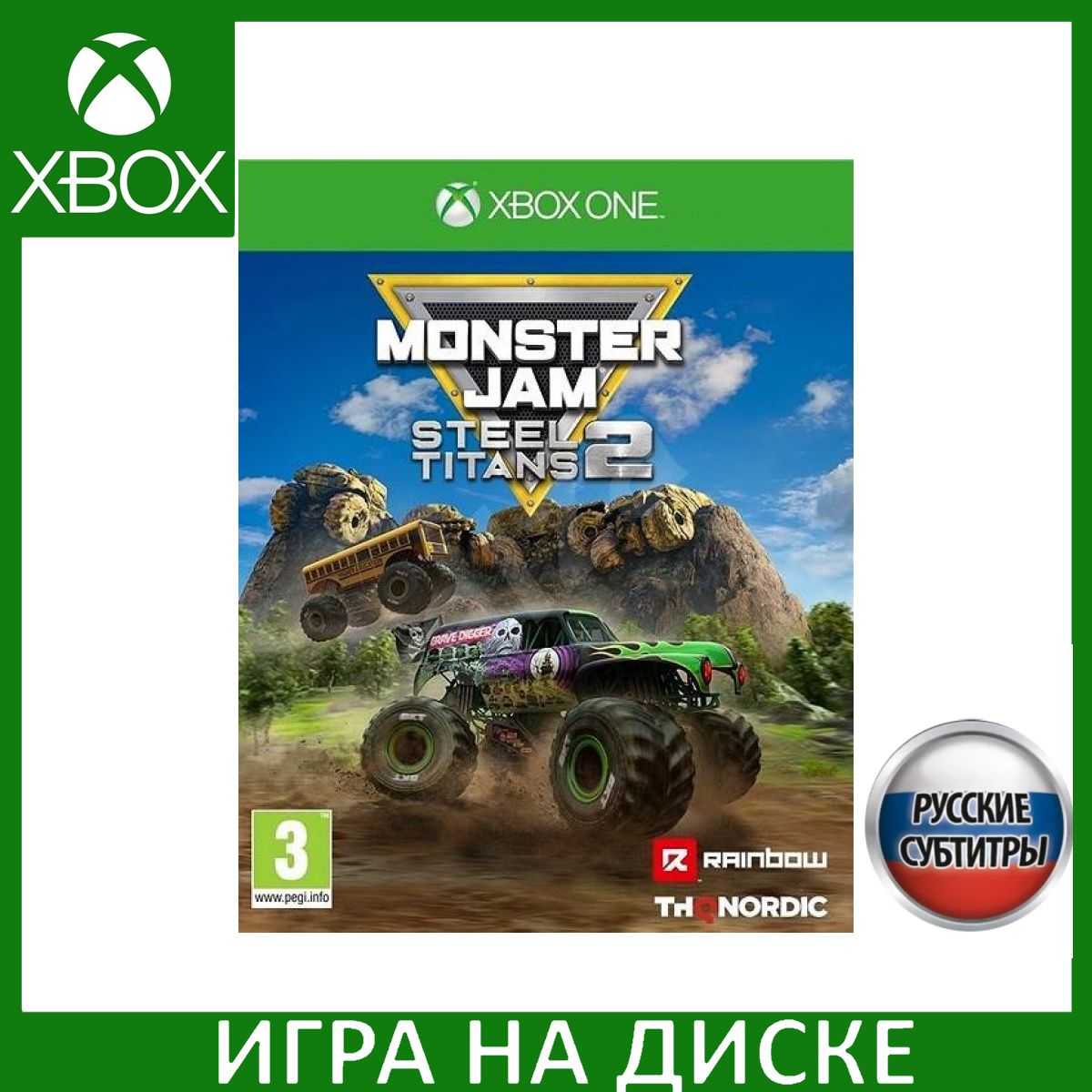 Игра Monster Jam Steel Titans 2 (Xbox One, Xbox Series, Русские субтитры)  купить по низкой цене с доставкой в интернет-магазине OZON (459890217)