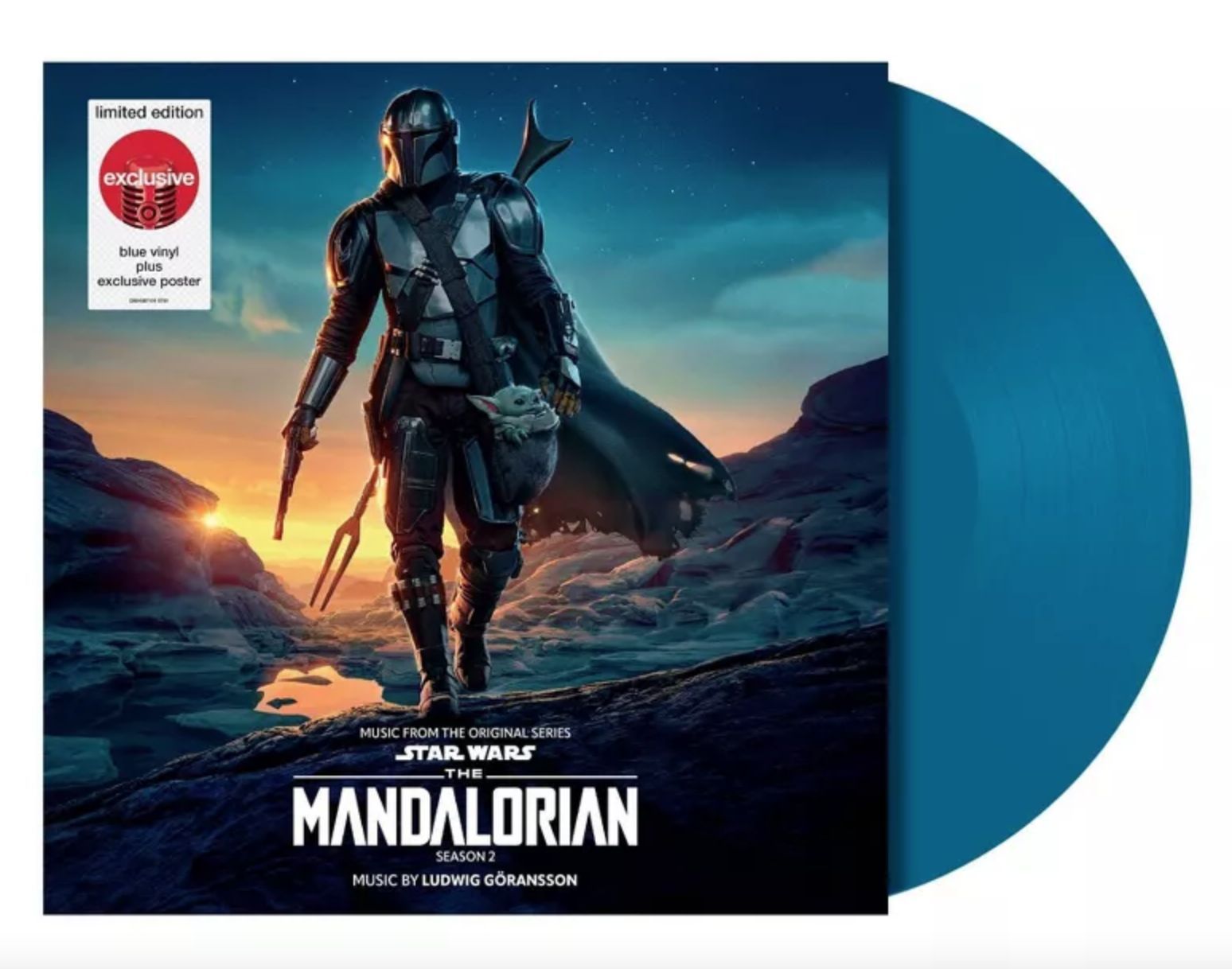 Star Wars: The Mandalorian - Season 2 OST Звездные Войны: Мандалорец (Blue  Limited) Цвет Морской Волны Виниловая Пластинка