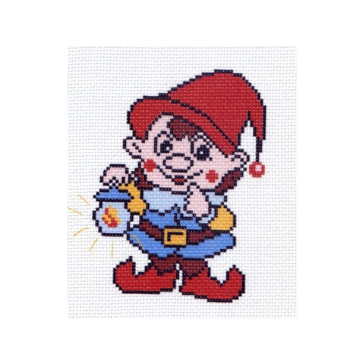 Схема вышивки гнома