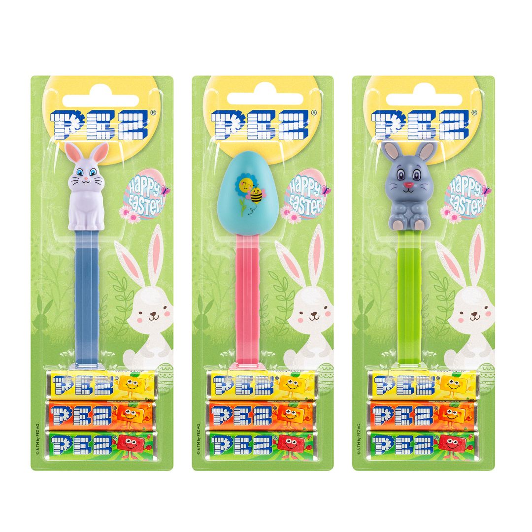 Игрушка с конфетами PEZ Заяц и компания 1+2 - 3 шт