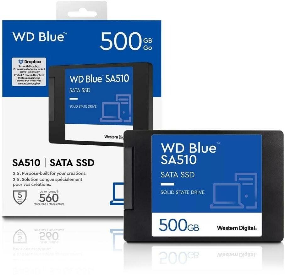 SSDнакопителиWesternDigitalWDS500G2B0A