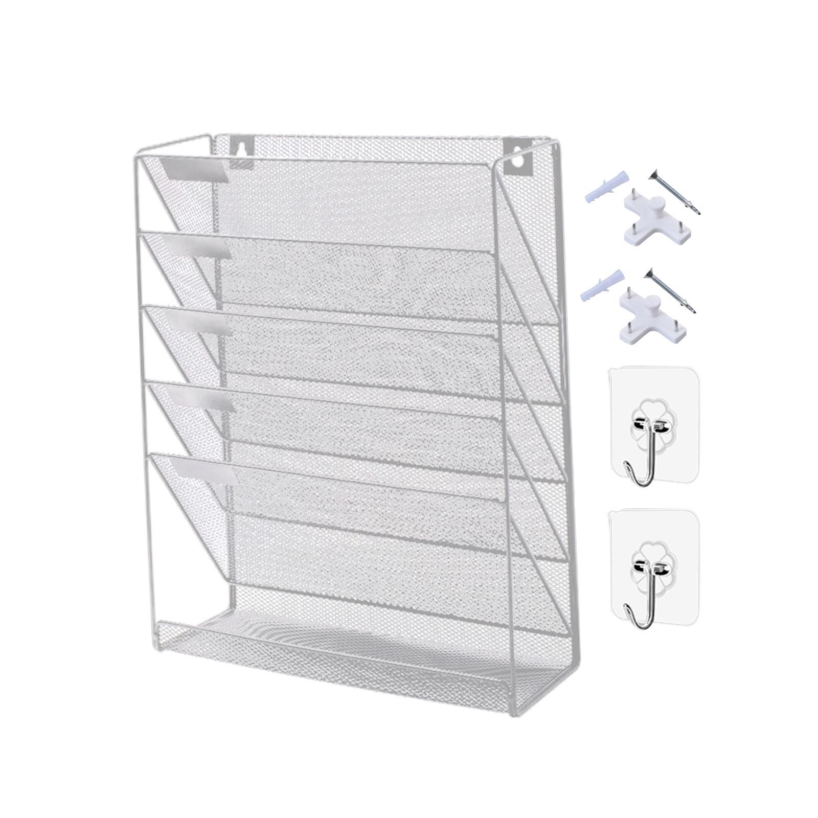 Металлический органайзер настенный для канцелярии и документов/косметики и мелочей/ 32*10,7*40см