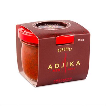 Соус Perchili Аджика Абхазская острая красная классическая 110г, Россия