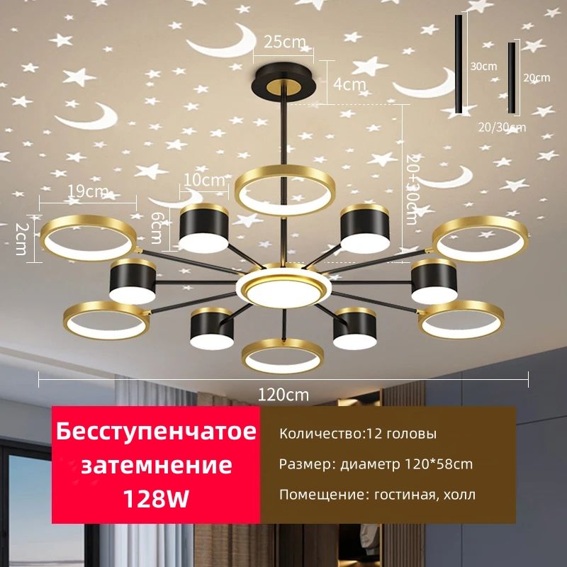 NorthStarНастенно-потолочныйсветильник,LED,128Вт