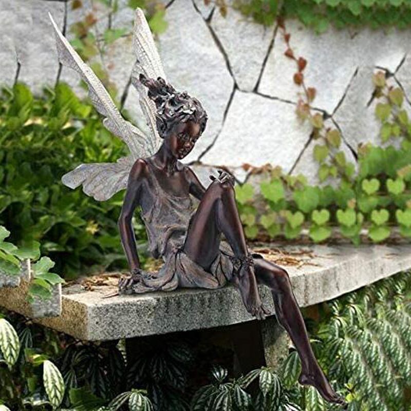 Мини скульптуры. Napco sitting Fairy Garden Statue. Садовые феи Napco. Фея skulptura. Декоративные статуи для сада.