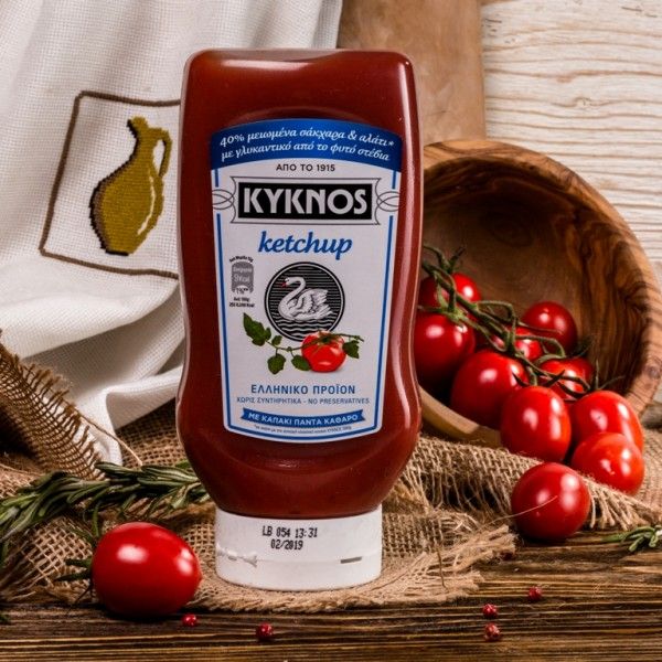 Kyknos Кетчуп томатный со стевией 540 гр