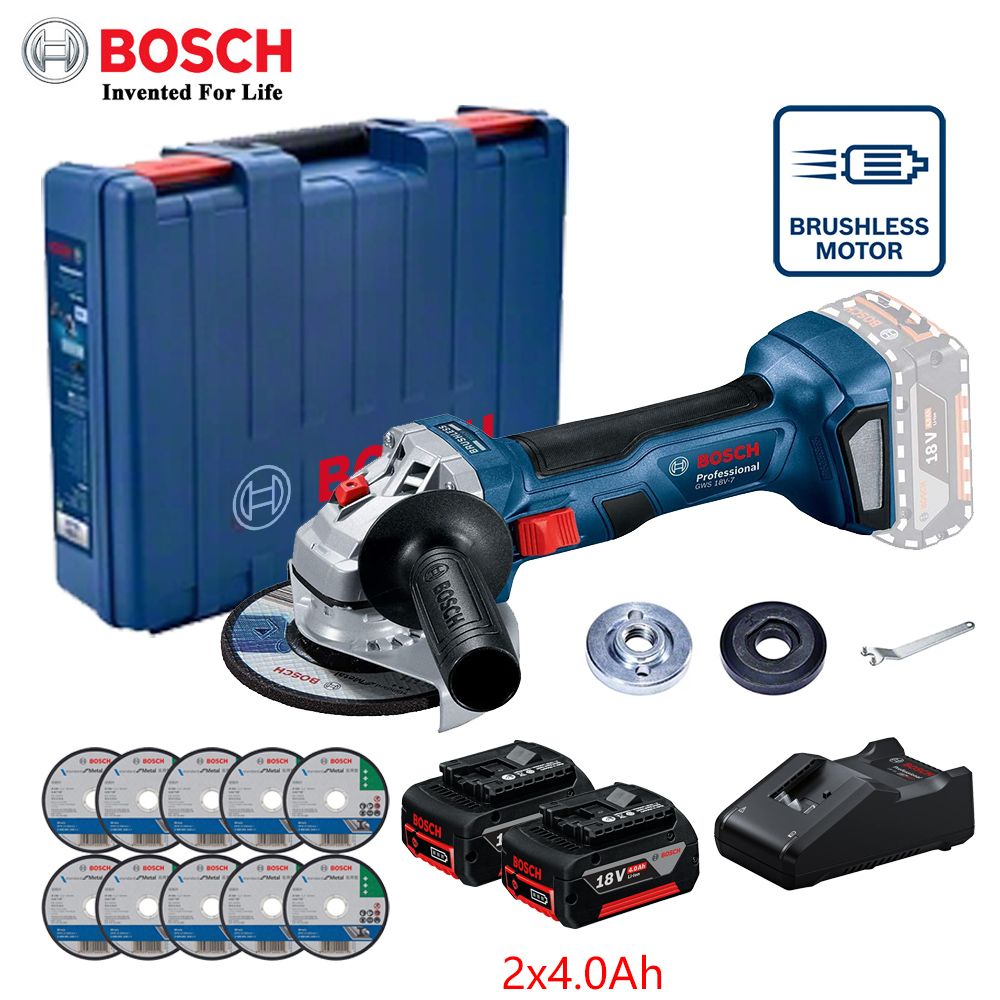 Аккумуляторная Ушм Bosch Gws 180 Li Купить