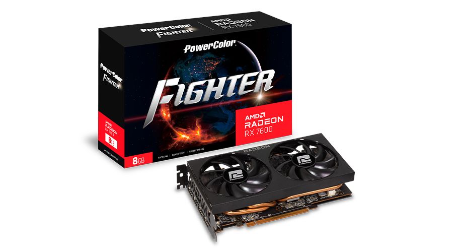 PowerColorВидеокартаRadeonRX76008ГБ(RX76008G-F)