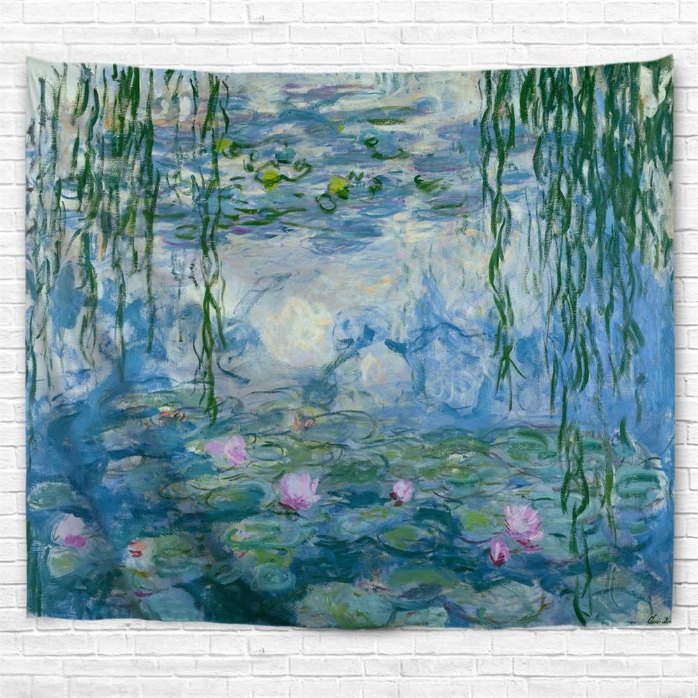 Famous Artists Oil Painting Claude Monet Reproduction Water Lilies 1906years - B