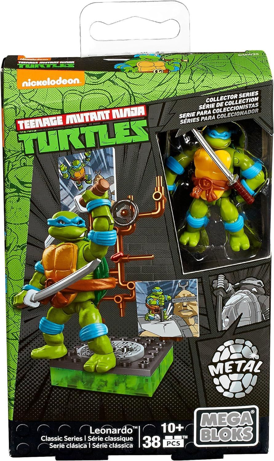 Mega Bloks/Teenage Mutant Ninja Turtles -TMNT 1987, Классическая фигурка  Леонардо