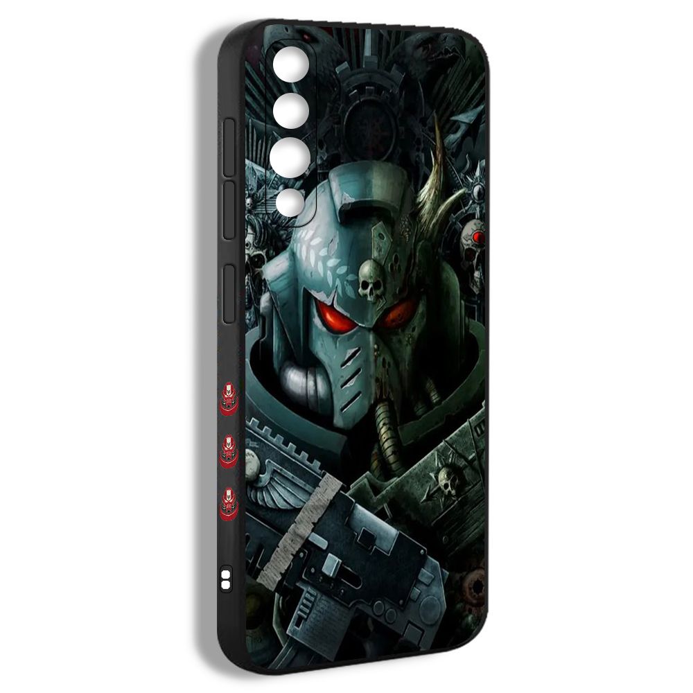 чехол для смартфона Подходит для Samsung Galaxy A50 Иллюстрация игры  Warhammer 4000 Черный укрепленный воин самурай MCD01 - купить с доставкой  по выгодным ценам в интернет-магазине OZON (1324736298)