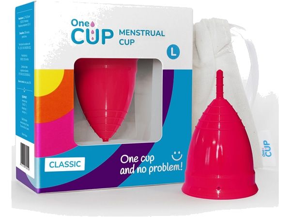 Менструальная чаша розовая OneCUP Classic pink