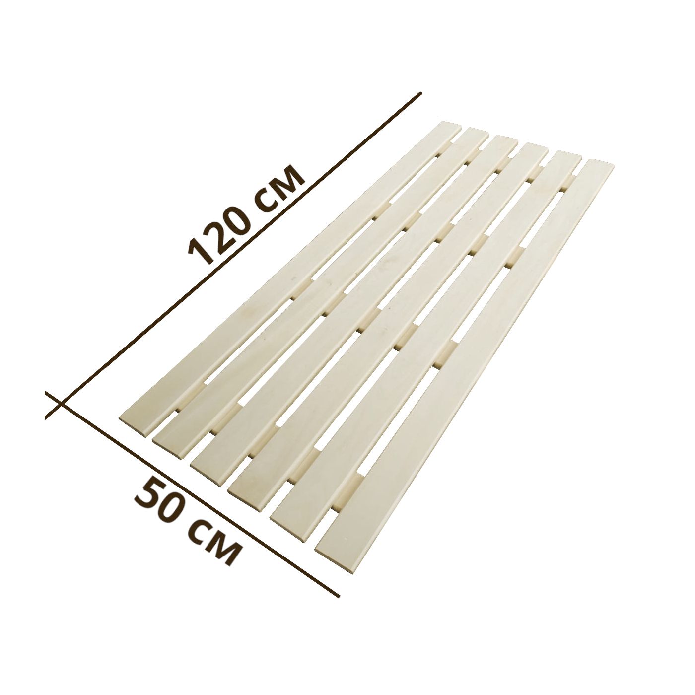 Коврик для бани 1.2х0.5 м