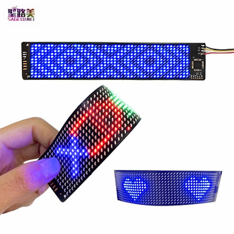 Programmable flex led display. Programmable flex led display