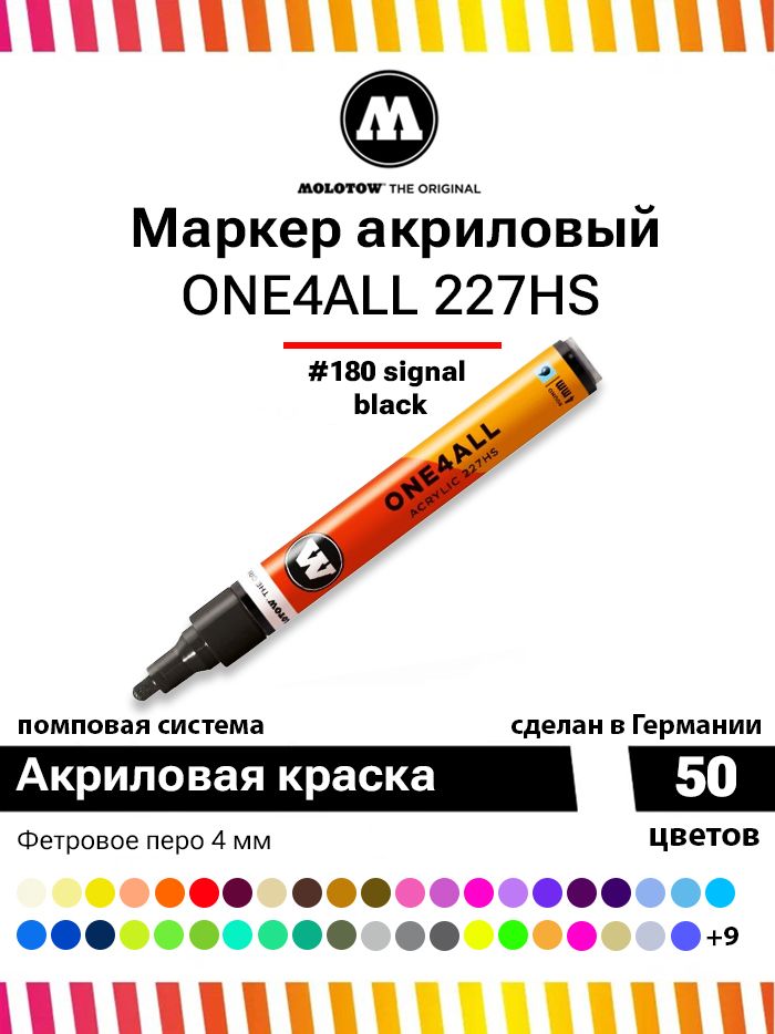 Маркеры Molotow (Молотов) – купить маркер на OZON по низкой цене