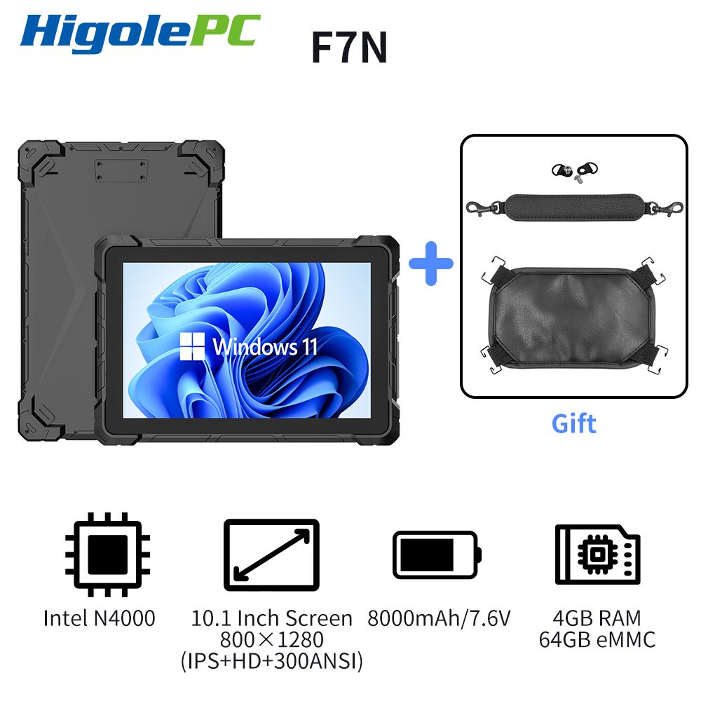 Higole Планшет F7N, 10.1" 64 ГБ/64 ГБ, черный