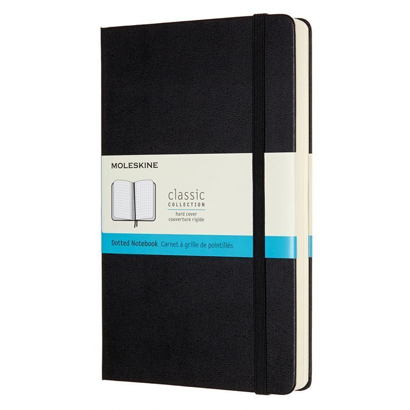 Блокнот в точку Moleskine CLASSIC EXPENDED QP066EXP 13х21см 400стр. твердая обложка, черный  #1