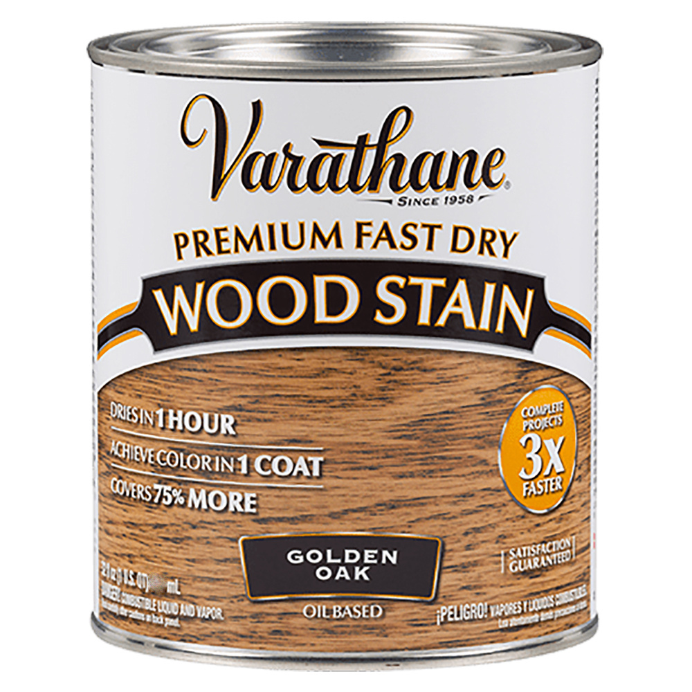 Масло для дерева тонирующее быстросохнущее Varathane Fast Dry Wood Stain 0,236 л. Цвет: Золотой дуб  #1