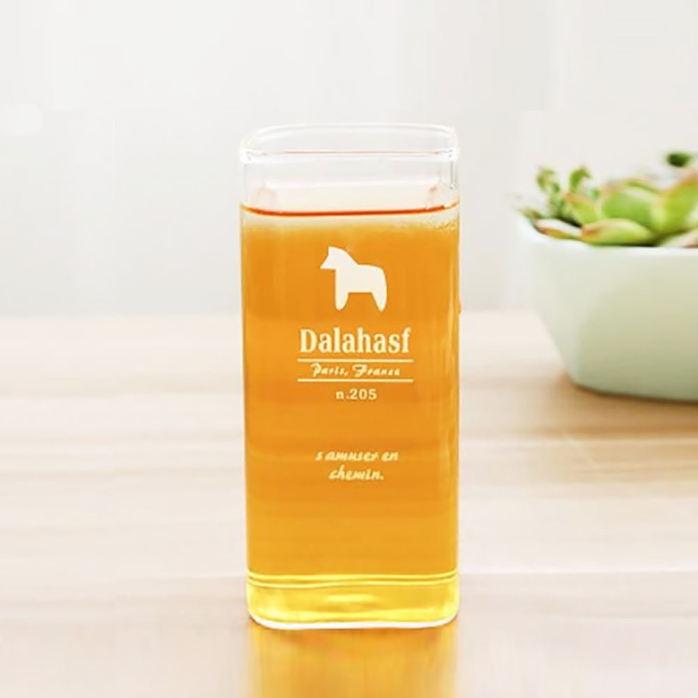 KIMBERLY Термостойкий стеклянный квадратный стакан "DALAHASF", 350 мл  #1
