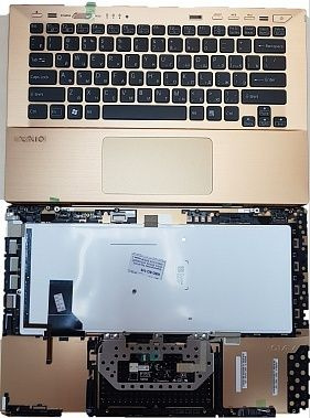 Клавиатура для ноутбука Sony Vaio SVE13, SVS13A, SVS13A2S1C, SVS131A12T, SVS13P черная  #1