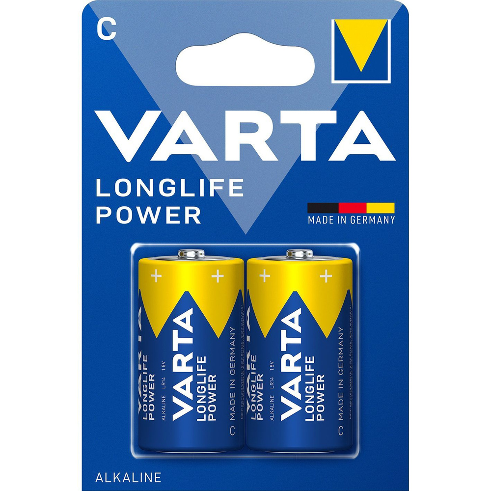 Varta Батарейка C, Щелочной тип, 1,5 В, 2 шт #1