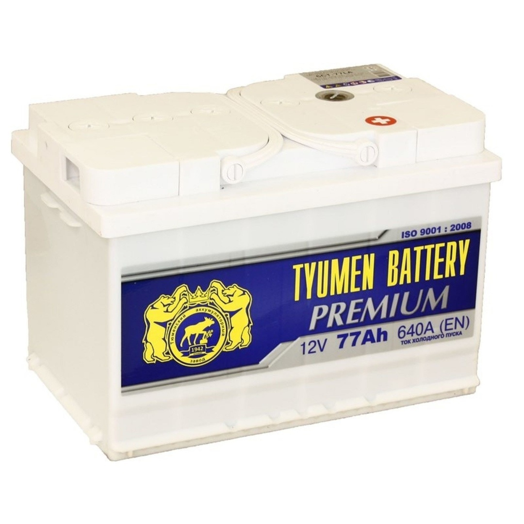 Автомобильный аккумулятор Tyumen Battery Premium 77 Ач обратная .