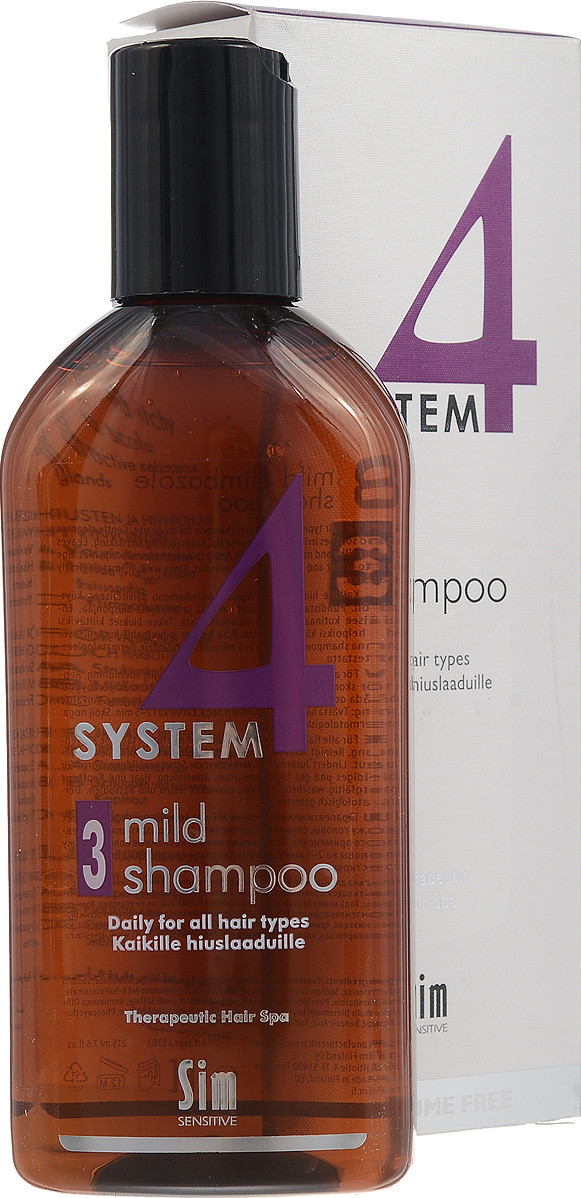 Sim Sensitive System 4 Mild Climbazole Shampoo 3, Система 4 Шампунь ...