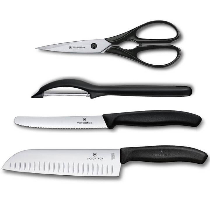 Набор кухонных ножей Victorinox, Сталь, 4 предметов купить по низкой ...