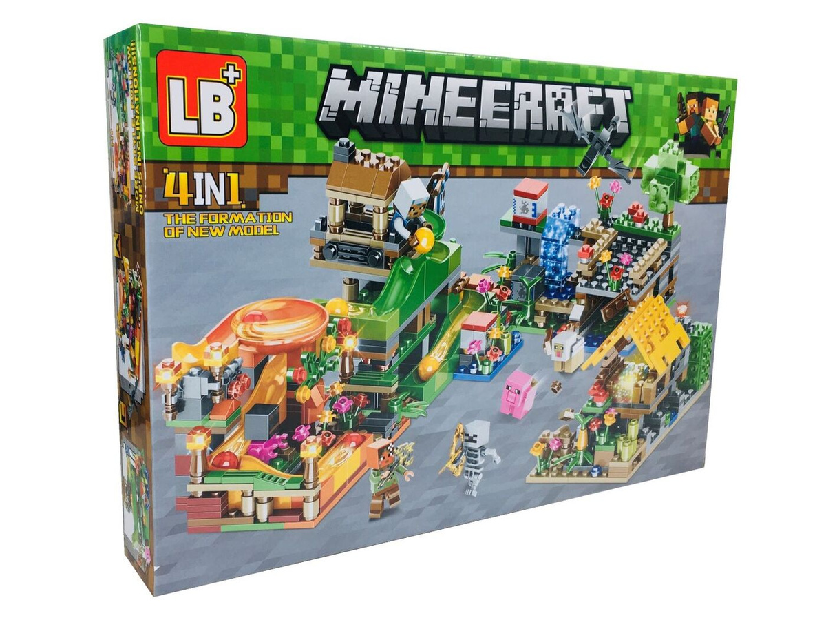 Конструктор лего майнкрафт Minecraft, Ферма LB 539 D, 203 детали ...