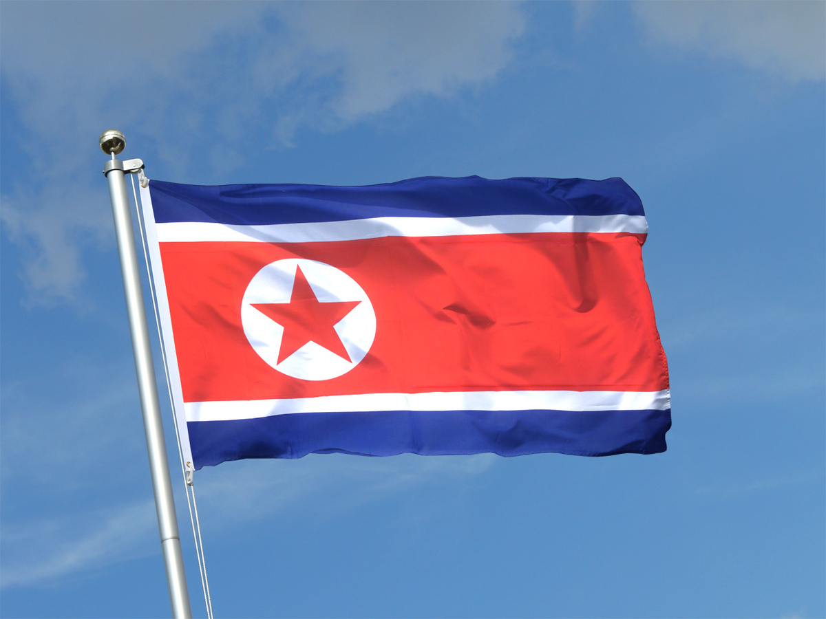Флаг Северной Кореи Фото Картинки