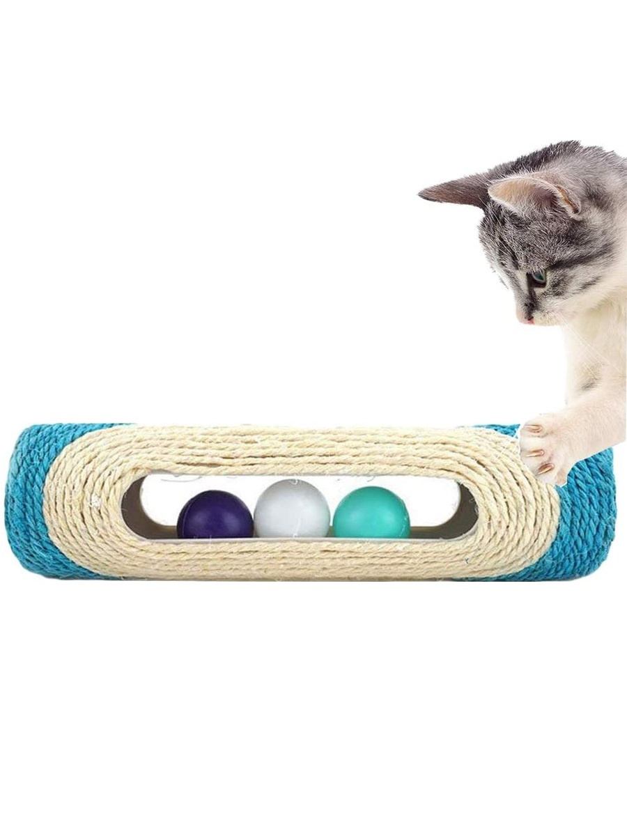 игрушка когтеточка для кошек с шариком