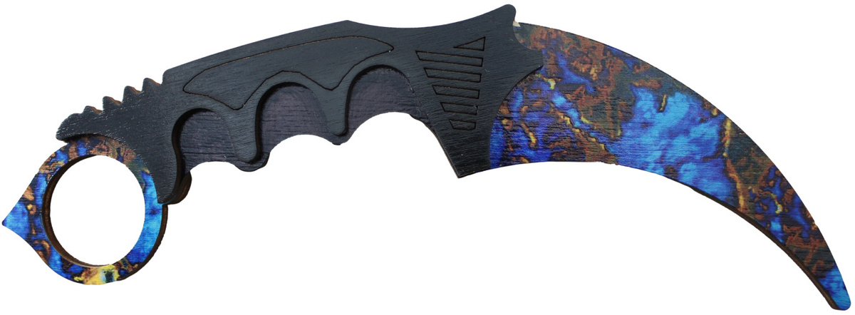 Деревянный игрушечный нож "Керамбит" Поверхностная закалка — купить в ...