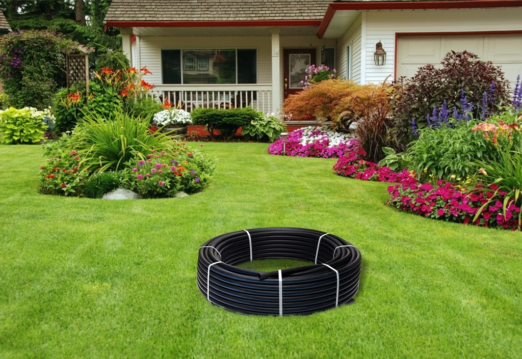 Труба ПНД 20 мм x 2 мм x 25 метров водопроводная питьевая напорная ...