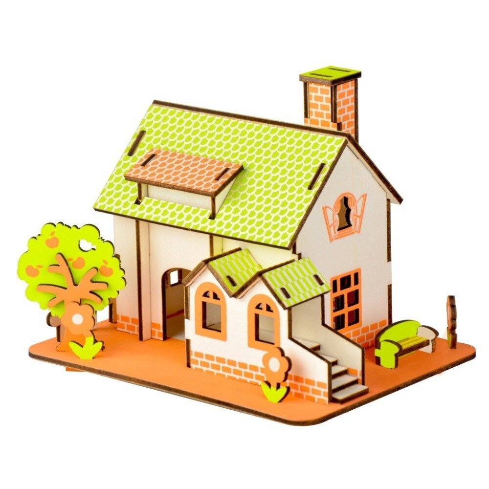 Домик / Ферма / Деревня / Ранчо / Усадьба: Деревянный домик для кукол ...