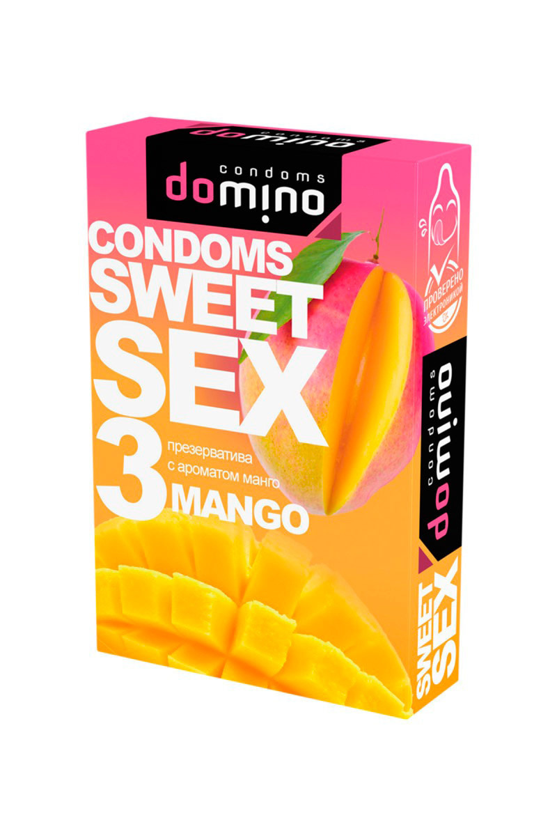 Arlette гладкие презервативы SWEETSEX со вкусом манго (3 шт) — купить в ...