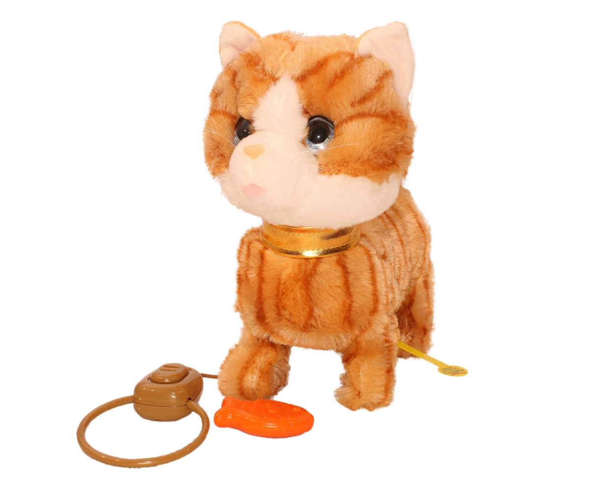 Кошка на поводке игрушка