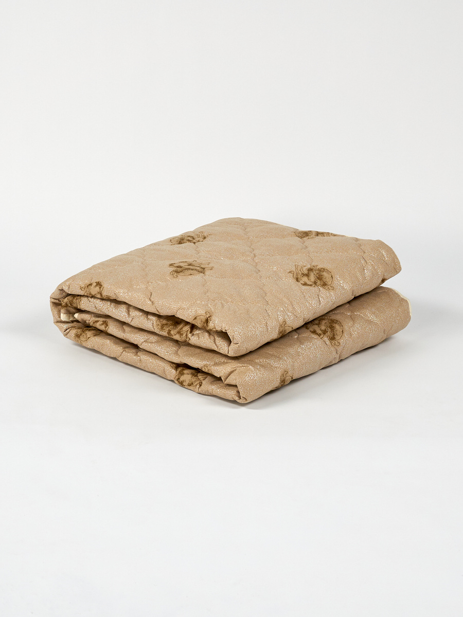 Одеяло Сюбитекс 172x205 см, с наполнителем Верблюжья шерсть  #1