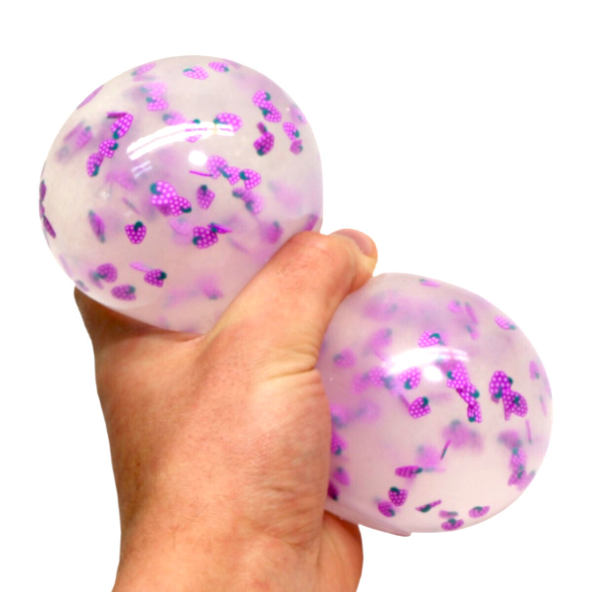 Игрушка антистресс жмякалка для детей с маленькими ягодами внутри лизун ...