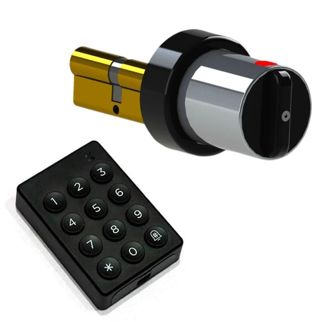 Motorlock-C V2. Комплект кодовый беспроводной с универсальным цилиндром и стандартной панелью  #1
