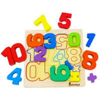 Балансир для детей, сортер &#34;Цифры&#34; деревянные развивающие игрушки от 1 года. Спонсорские товары