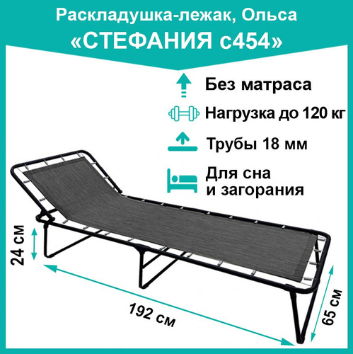 Раскладушка для загорания