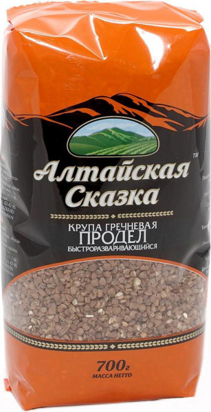 Алтайская Сказка крупа гречневая продел, 700 г - купить с доставкой по ...