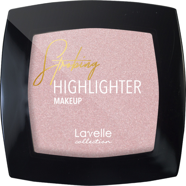 LavelleCollection Хайлайтер для лица и тела сухой, 03 розовый холодный ...