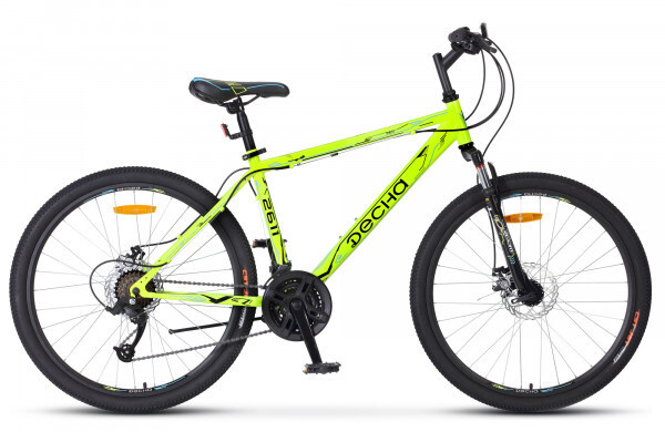 Велосипед горный Десна-2611 MD 26" ,размер рамы/цвет; 14" Жёлтый ...