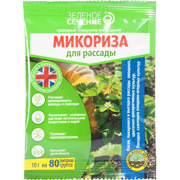 Микориза. Средство для защиты рассады от болезней 10 гр - купить с ...
