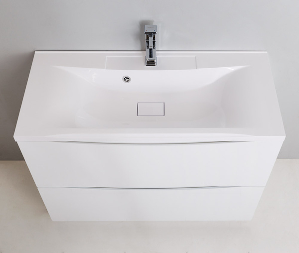 Тумба под раковину BelBagno MARINO-900-2C-PIA-BL-P напольная, с двумя ...
