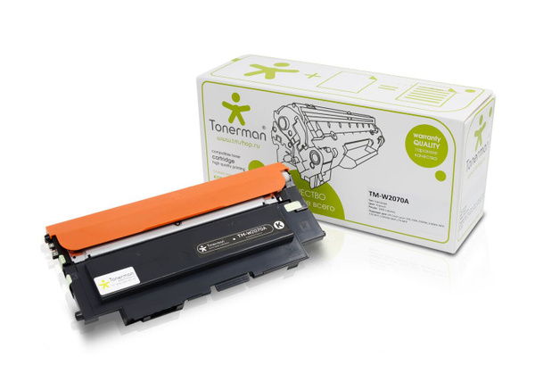 Расходник для печати Tonerman TM W2070A №117A_без Чипа, Черный (black ...